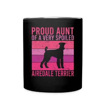 Cadeaux Airedale Terrier - Mug uni - noir - Devant