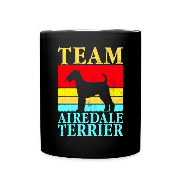Cadeaux Airedale Terrier - Mug uni - noir - Devant