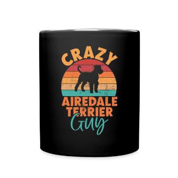 Cadeaux Airedale Terrier - Mug uni - noir - Devant