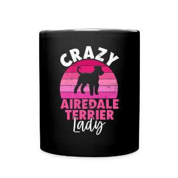 Cadeaux Airedale Terrier - Mug uni - noir - Devant