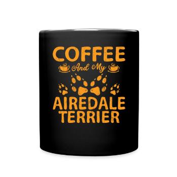Cadeaux Airedale Terrier - Mug uni - noir - Devant