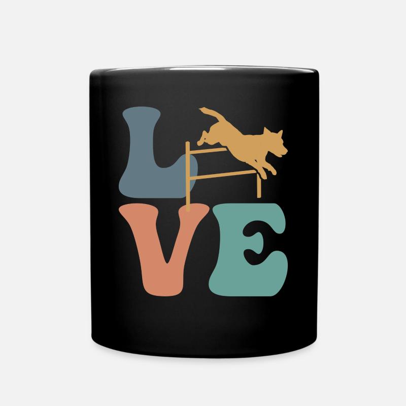Dresseur de chiens Dog Agility - Mug uni - noir