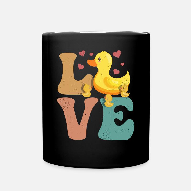 Canards Canetons Ducky - Mug uni - noir