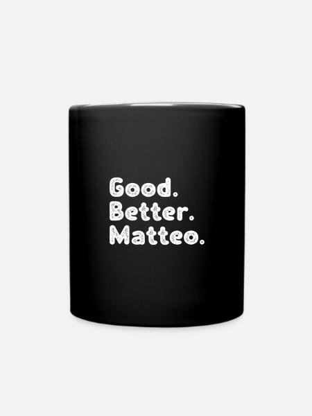 Good better Matteo - Tasse einfarbig - Schwarz