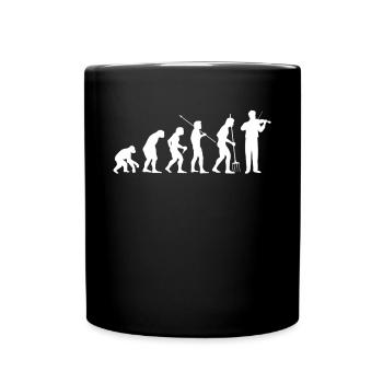 Violoniste-Musicien Violons Instruments de musique - Mug uni - noir - Devant