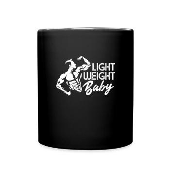 Bodybuilder Body Building Fitness Gym Gift - Full Colour Mug - black - Front