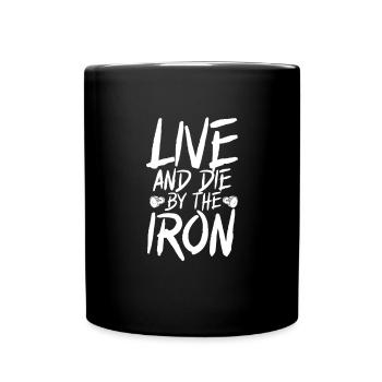 Bodybuilder Body Building Fitness Gym Gift - Full Colour Mug - black - Front