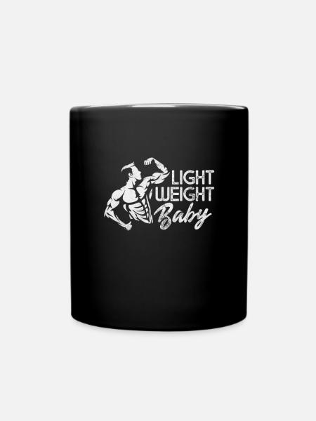 Bodybuilder - Tasse einfarbig - Schwarz