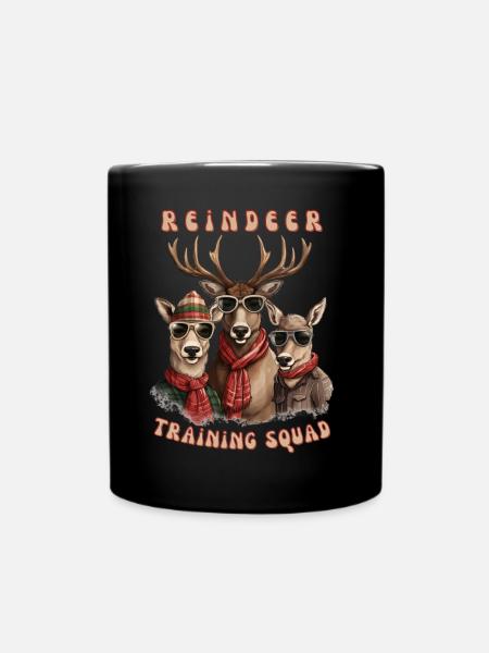 Escouade d’entraînement de rennes - Mug uni - noir