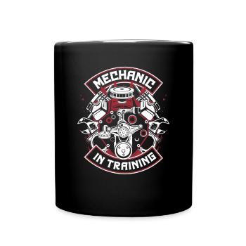 Mechanic In Training Mechatronics Technician Master Automotive - Full Colour Mug - black - Front