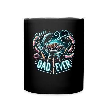 Best Dad Ever - Tasse einfarbig - Schwarz - Vorne
