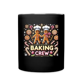 Équipe de pâtisserie - Mug uni - noir - Devant
