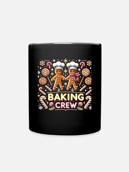 Baking Crew - Tasse einfarbig - Schwarz