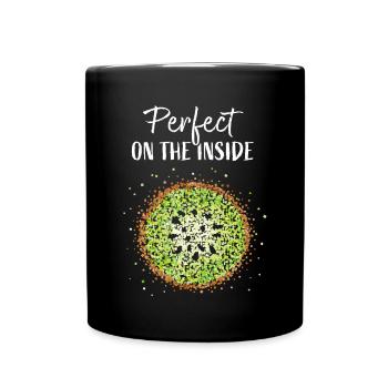 Kiwi Kiwi Fruit Féminisme Girl Power - Mug uni - noir - Devant