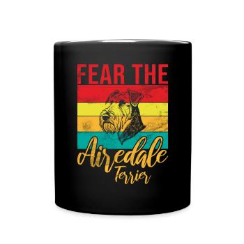Cadeaux Airedale Terrier - Mug uni - noir - Devant