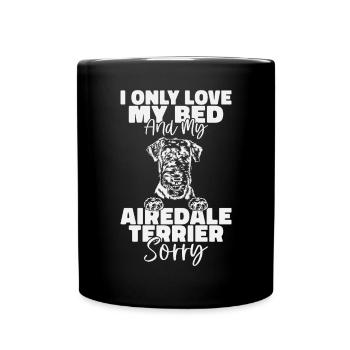 Cadeaux Airedale Terrier - Mug uni - noir - Devant