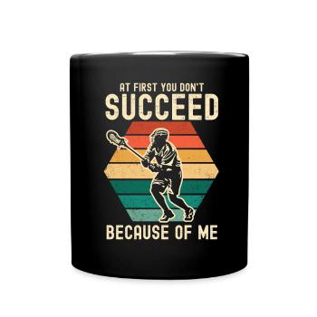 Lacrosse Torwart Lacrosse Handschuhe Kleben Locker - Tasse einfarbig - Schwarz - Vorne
