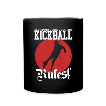 Kickball Kickballer Kickball Cadeau de joueur - Mug uni - noir - Devant