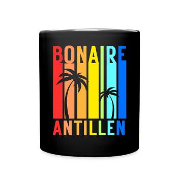 Bonaire Antillen Karibik Insel Urlaub - Tasse einfarbig - Schwarz - Vorne