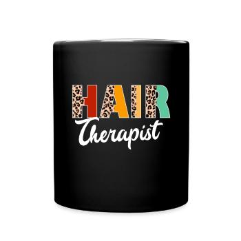 Hairstylist Hair Salon Cosmetology - Full Colour Mug - black - Front