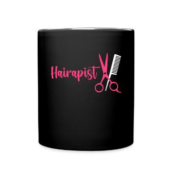 Hairstylist Hair Salon Kosmetologie - Tasse einfarbig - Schwarz - Vorne