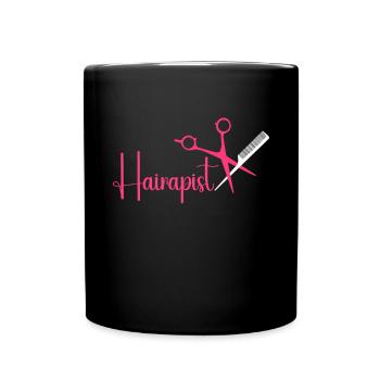 Hairstylist Hair Salon Kosmetologie - Tasse einfarbig - Schwarz - Vorne
