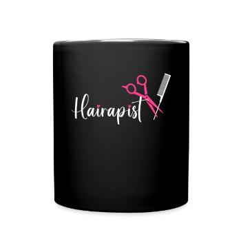 Hairstylist Hair Salon Cosmetology - Full Colour Mug - black - Front