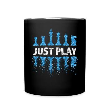 Chess, Chess Player, Chess Game, Chess Lover - Full Colour Mug - black - Front
