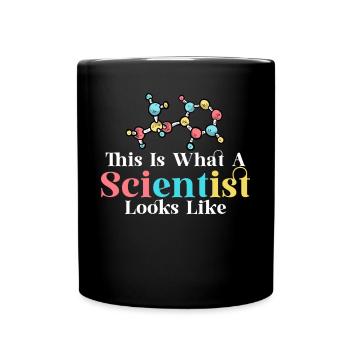 Voici à quoi ressemble un scientifique étudiant en STIM - Mug uni - noir - Devant