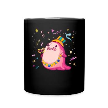 Carnaval Kawaii Blobfish - Mug uni - noir - Devant