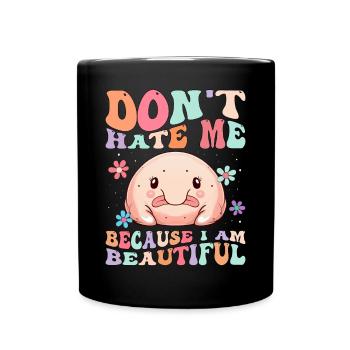 Groovy Blobfish - Mug uni - noir - Devant