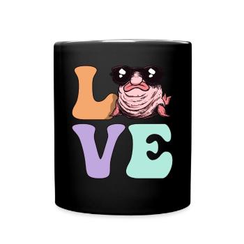 Groovy Blobfish - Full Colour Mug - black - Front