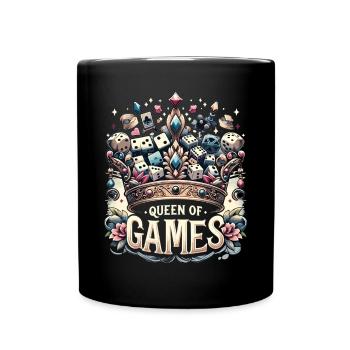 Domination du jeu de cartes « Queen of Games » - Mug uni - noir - Devant