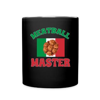 Boulettes de viande Italie Cuisine italienne - Mug uni - noir - Devant
