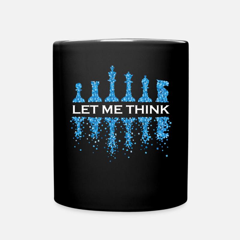 Échecs, Tournoi d’échecs, Maître d’échecs, Pièces d’échecs - Mug uni - noir