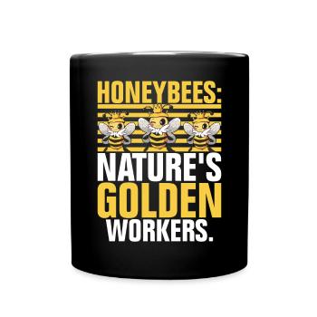 Bee Gifts - Full Colour Mug - black - Front