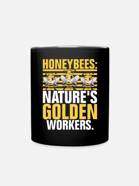 Bee Gifts - Tasse einfarbig - Schwarz