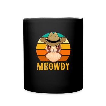 Cowboy Cowboy bottes Western cadeau - Mug uni - noir - Devant