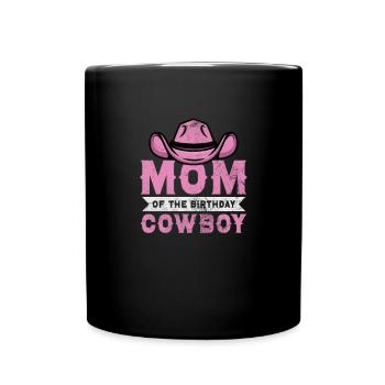 Cow-boy - Mug uni - noir - Devant