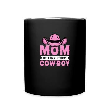 Cowboy Cowboy bottes Western cadeau - Mug uni - noir - Devant