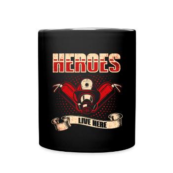 Firefighter Fire Crews ́ - Full Colour Mug - black - Front
