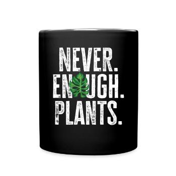 Monstera Deliciosa Albo Plante d’intérieur botanique - Mug uni - noir - Devant