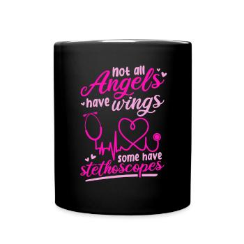 Infirmière autorisée Infirmière hospitalière Vie d’infirmière - Mug uni - noir - Devant