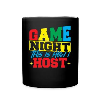 Jeux de société jeu de société cadeau - Mug uni - noir - Devant