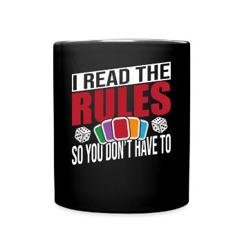 Board Games Game Board Gift - Full Colour Mug - black - Front