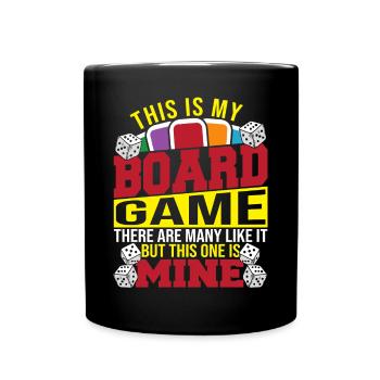 Board Games Game Board Gift - Full Colour Mug - black - Front