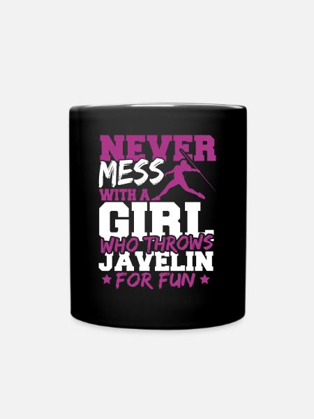 Speerwerfen Speerwerfen Geschenk - Tasse einfarbig - Schwarz