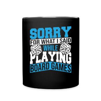Board Games Game Board Gift - Full Colour Mug - black - Front