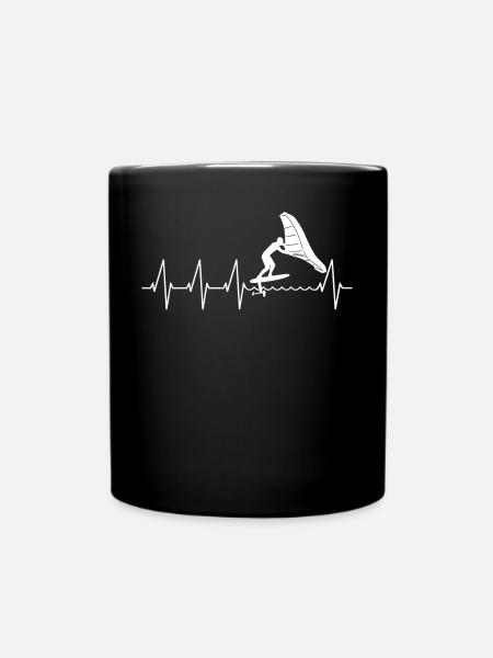 Planches de wingfoil Surfer Wingfoil Heartbeat - Mug uni - noir