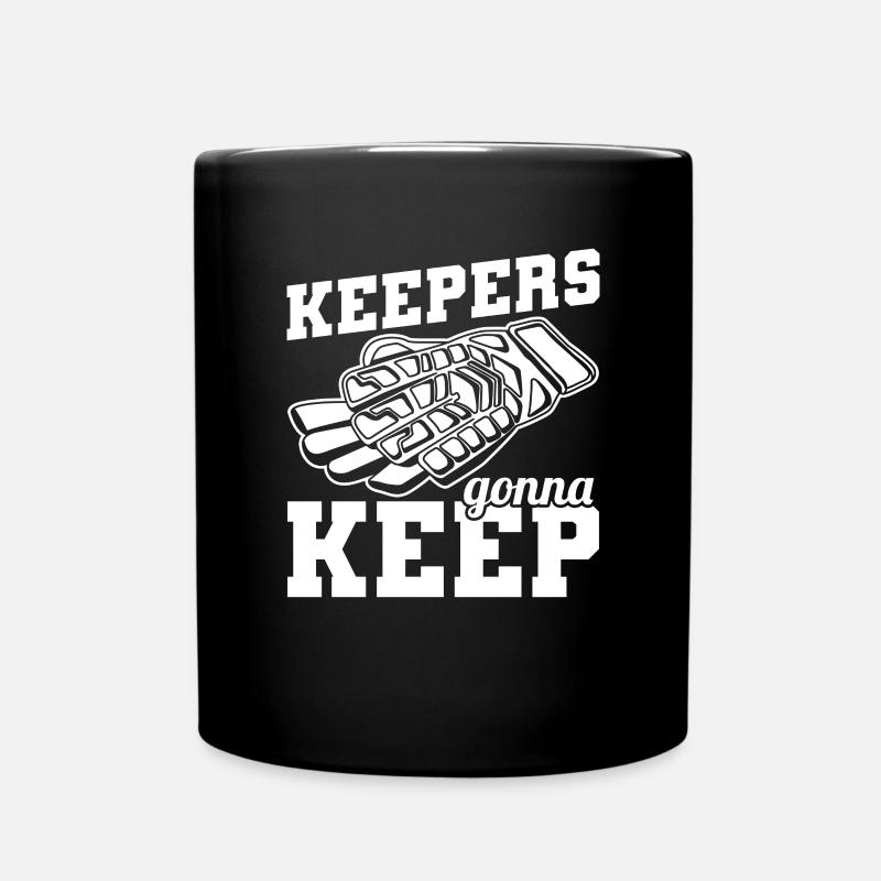 Torhüter Fußball - Tasse einfarbig - Schwarz